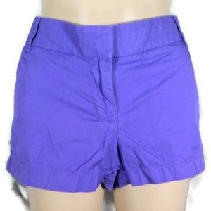 New JCrew Factory Chino Shorts in Purple - Size 4